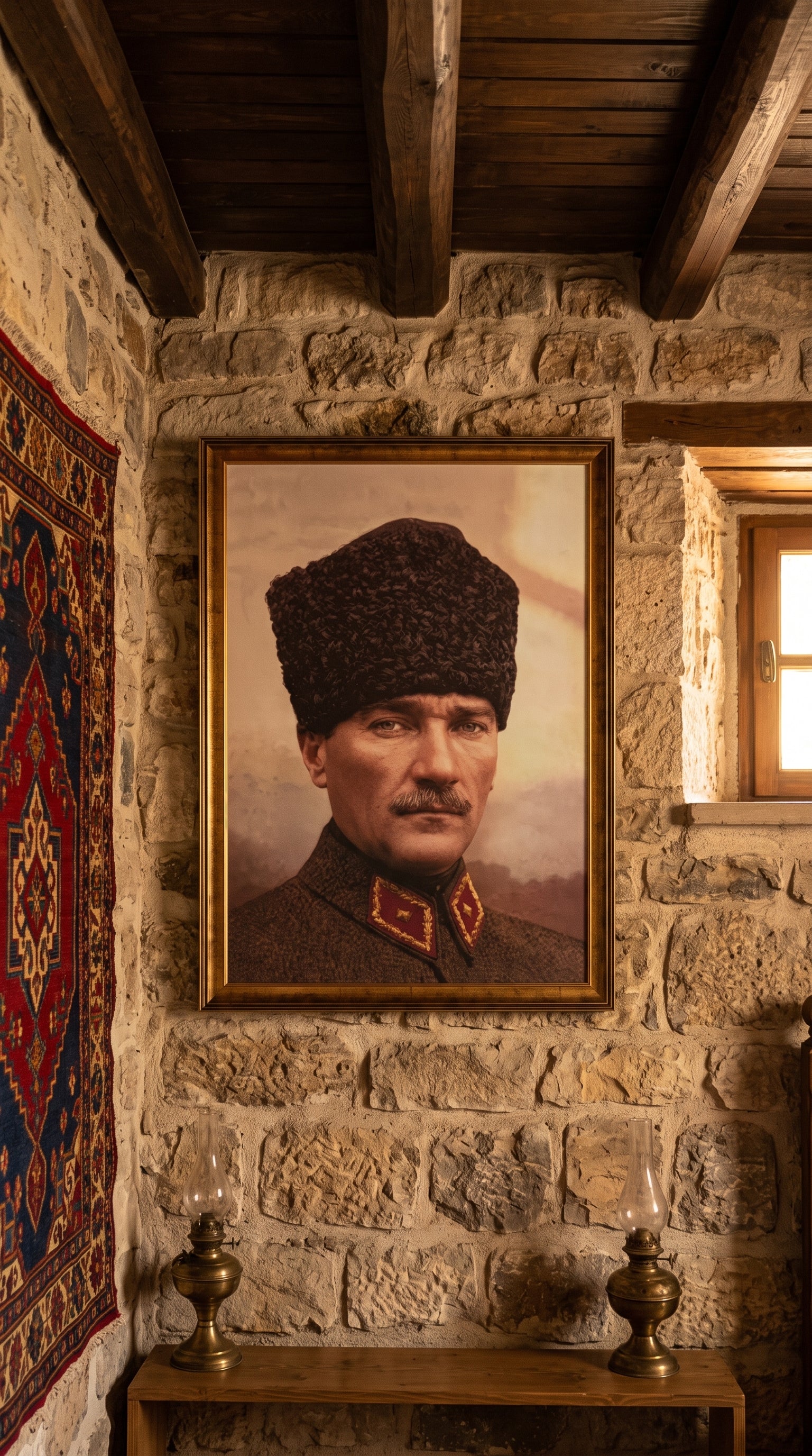 Mustafa Kemal Atatürk Tuval Tablosu