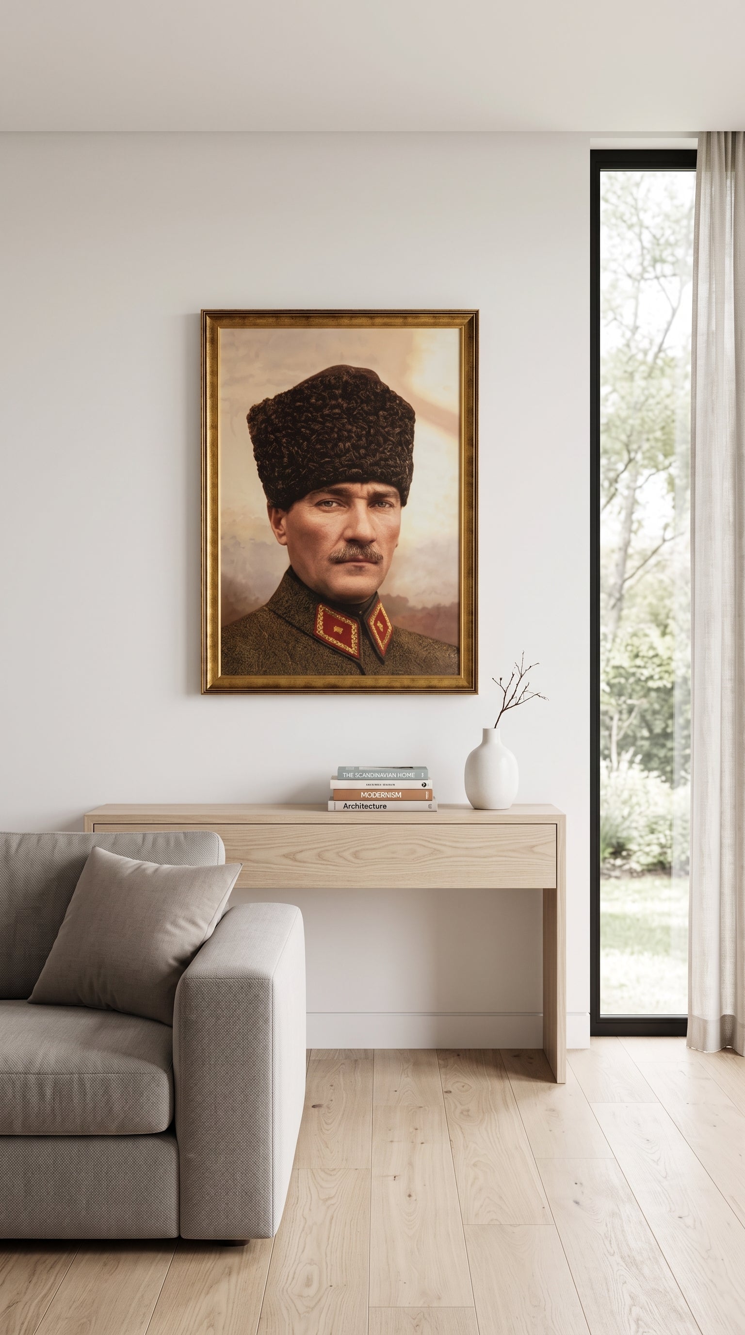 Mustafa Kemal Atatürk Tuval Tablosu