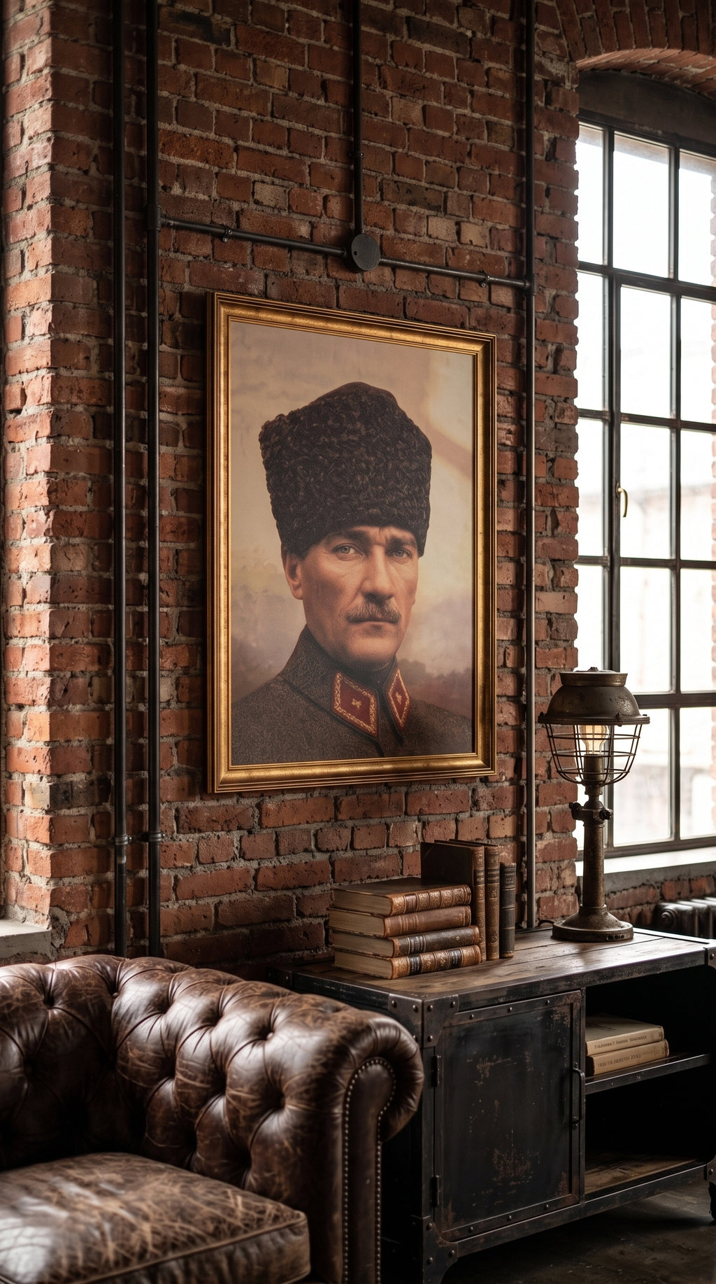 Mustafa Kemal Atatürk Tuval Tablosu