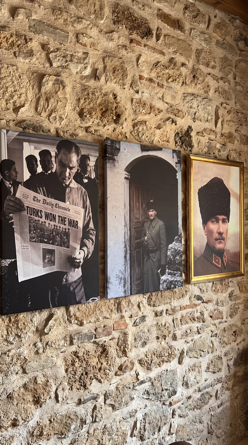 Atatürk 3'lü Tablo Seti